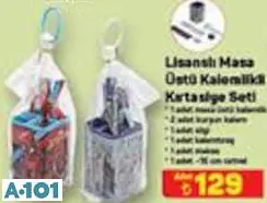 LİSANSLI MASA ÜSTÜ KALEMLİKLİ KIRTASİYE SETİ